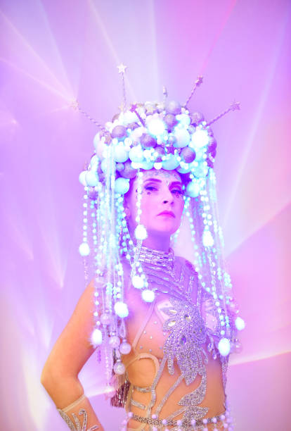 istock A Fantasy Winter Queen Decorated With Christmas Decorations 1576699266