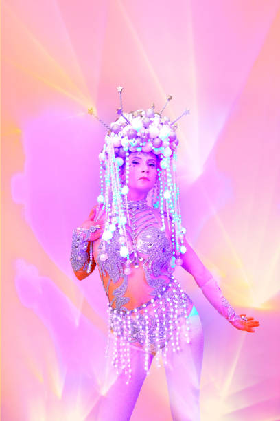 istock A Fantasy Winter Queen Decorated With Christmas Decorations 1576700950