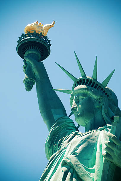 istock Statue of Liberty Close up 157671417