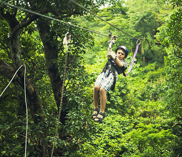 istock kid during a Canopy Tour Costa Rica 157671918