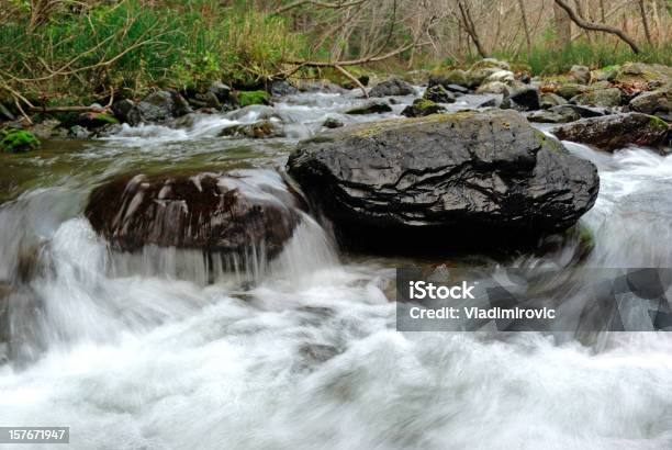 Steinefluss Stockfoto und mehr Bilder von Bach - Bach, Berg, Bewegungsunschärfe