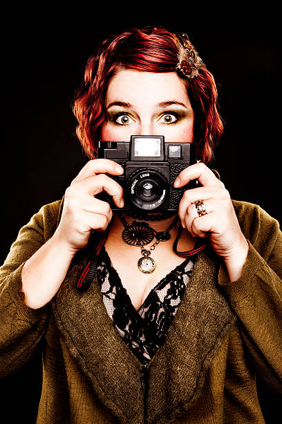Woman with Toy Camera