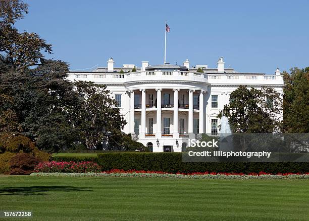 Das Weiße Haus In Washington Dc Stockfoto und mehr Bilder von Weißes Haus - Weißes Haus, Außenaufnahme von Gebäuden, Im Freien