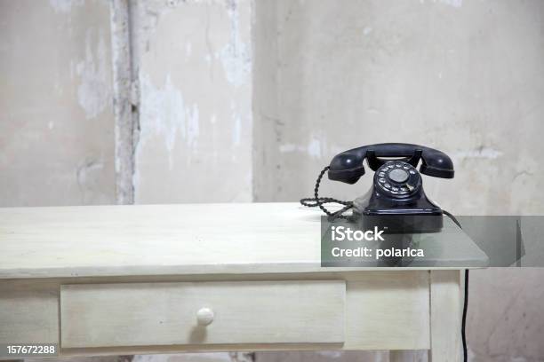 First Office Series Stock Photo - Download Image Now - Desk, Old-fashioned, Telephone