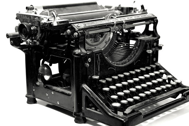 ビンテージタイプライター、ホワイト - typewriter typebar retro revival old ストックフォトと画像