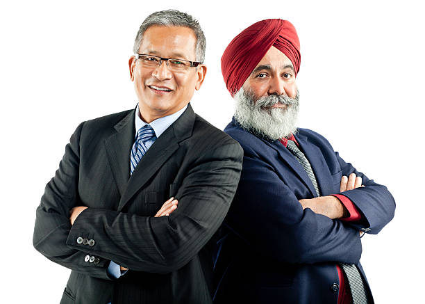 istock Asian Businessmen Standing Together - Isolated 157672788
