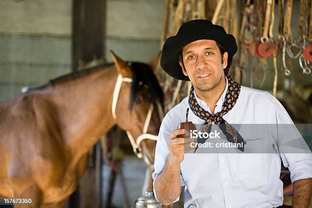 Gaucho Stock Photo - Download Image Now - Gaucho, Yerba Mate, Horse