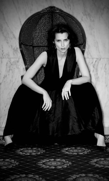 istock Desaturated Brunette, Classic Beauty, Attitude 157673679