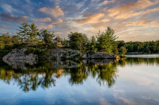 istock Gazebo on an Island 1576738723