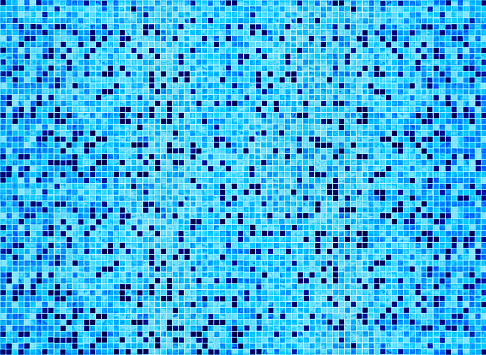 XXXXL - blue mosaic swimming pool floor - large group of tiles - orthogonal arranged - extra large group of marble bisazza tiles - camera canon 5D mark II - unsharped RAW - adobe colorspace