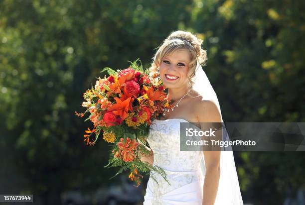 Photo libre de droit de Les Photos De Mariage Attrayant banque d'images et plus d'images libres de droit de Adulte - Adulte, Amour, Beauté