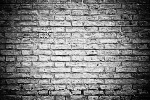 Brick Wall Background Black and White. More backgrounds, textures and pattern in the lightbox: