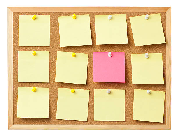 istock More noticeable memo paper than others. 157674216