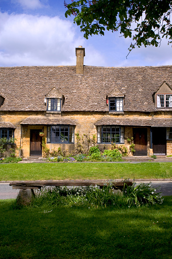 a cottage in an english village