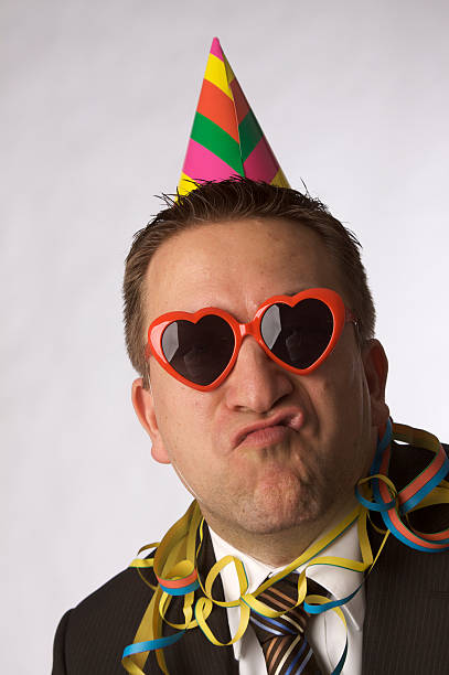 istock Business man making funny face 157674658