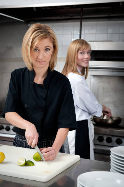 istock Women in Commercial Kitchen 157674687