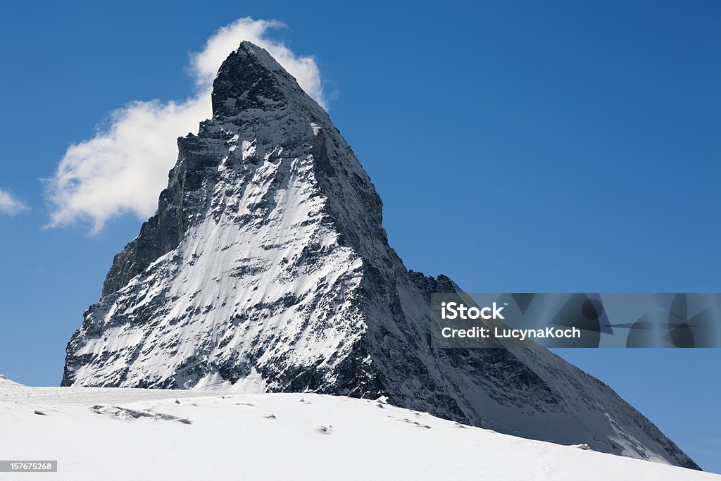 Matterhorn, Schönster Berg der Alpen - Lizenzfrei Alpen Stock-Foto