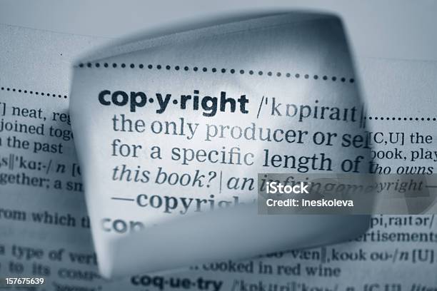 Definition Copyright Stockfoto und mehr Bilder von Bildschärfe - Bildschärfe, Computerausdruck, Einzelwort