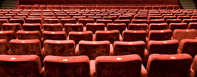 Empty auditorium,theatre or conference hall