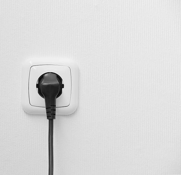 istock brand new outlet on a white wall with plug 157676090