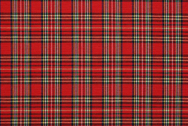 gingham pattern fabric  scottish culture stock pictures, royalty-free photos & images