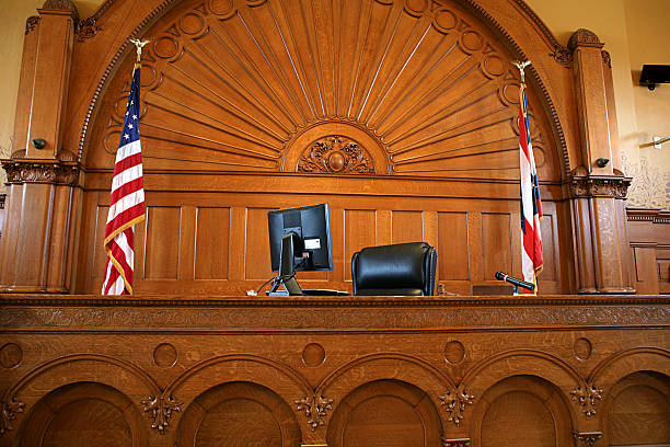 American Courtroom  courtroom photos stock pictures, royalty-free photos & images