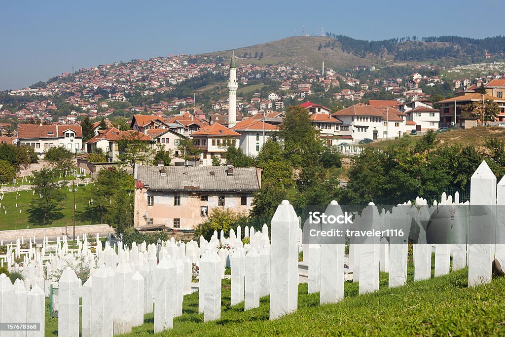 Martyr's Memorial Cemetery Kovaci In Sarajevo Cemetery For Muslims Killed During The Conflict In The Early 1990's In Sarajevo, Bosnia and Hercegovina Bosnia and Herzegovina Stock Photo