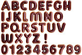 Chocolate alphabet