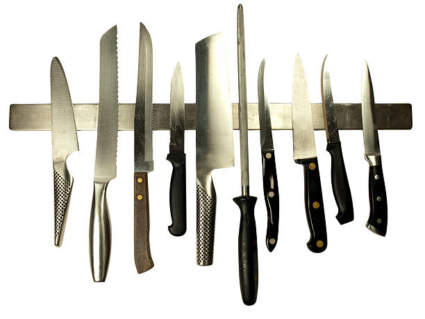 istock Knives on a Magnetic Bar 157678545