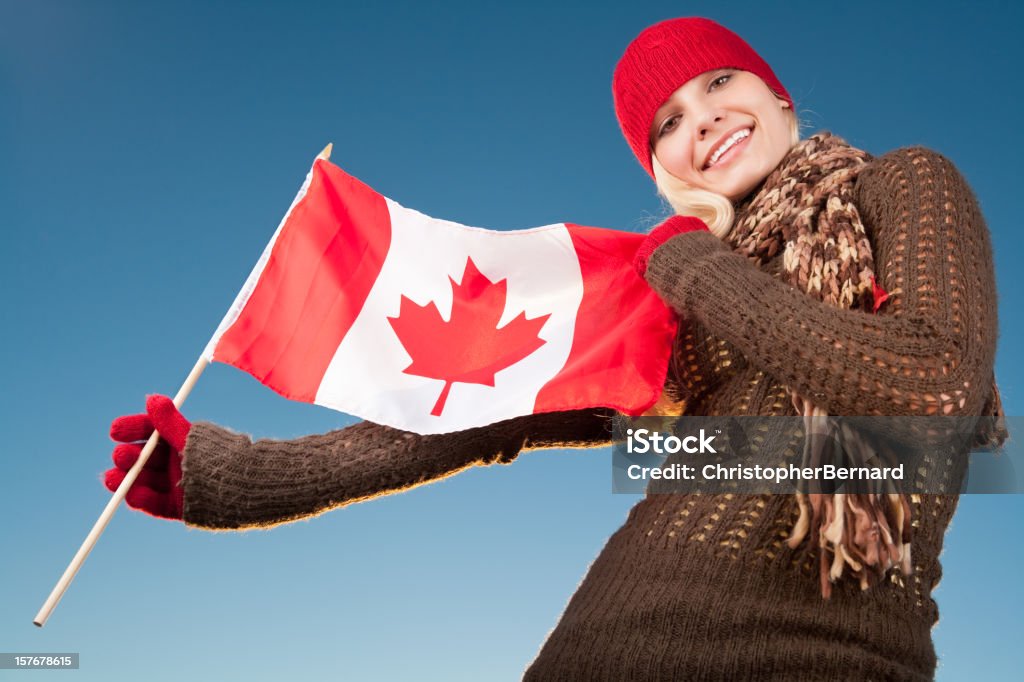 Canada Day  Canadian Flag Stock Photo