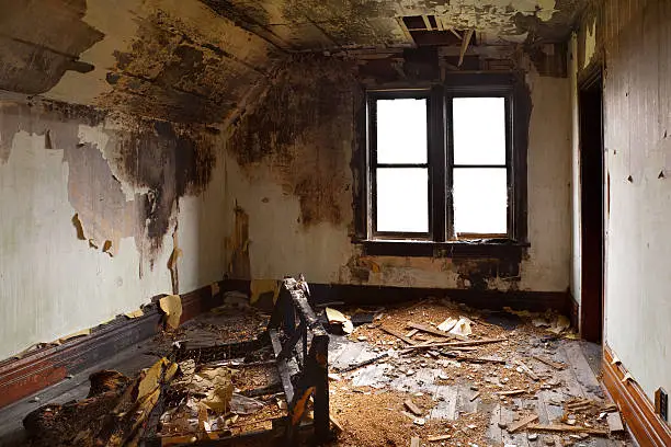 Photo of Bedroom Destroyed By Fire