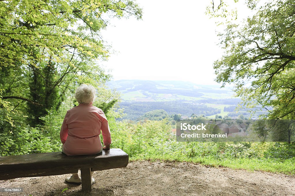 Retirement - lonely person  Buttocks Stock Photo