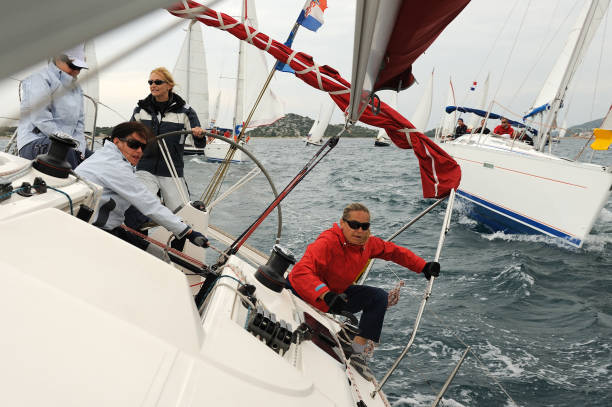 istock All women sailing team compeeting at regatta 157679283