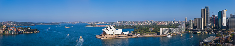 Sydney Harbour  Ocean Views and Sydbey Opera House, Sydney, Australia.