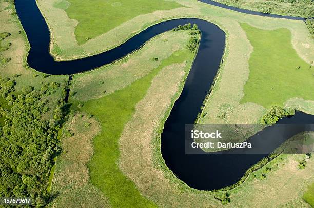 Luftbild Der River Stockfoto und mehr Bilder von Ansicht aus erhöhter Perspektive - Ansicht aus erhöhter Perspektive, Baum, Biegung