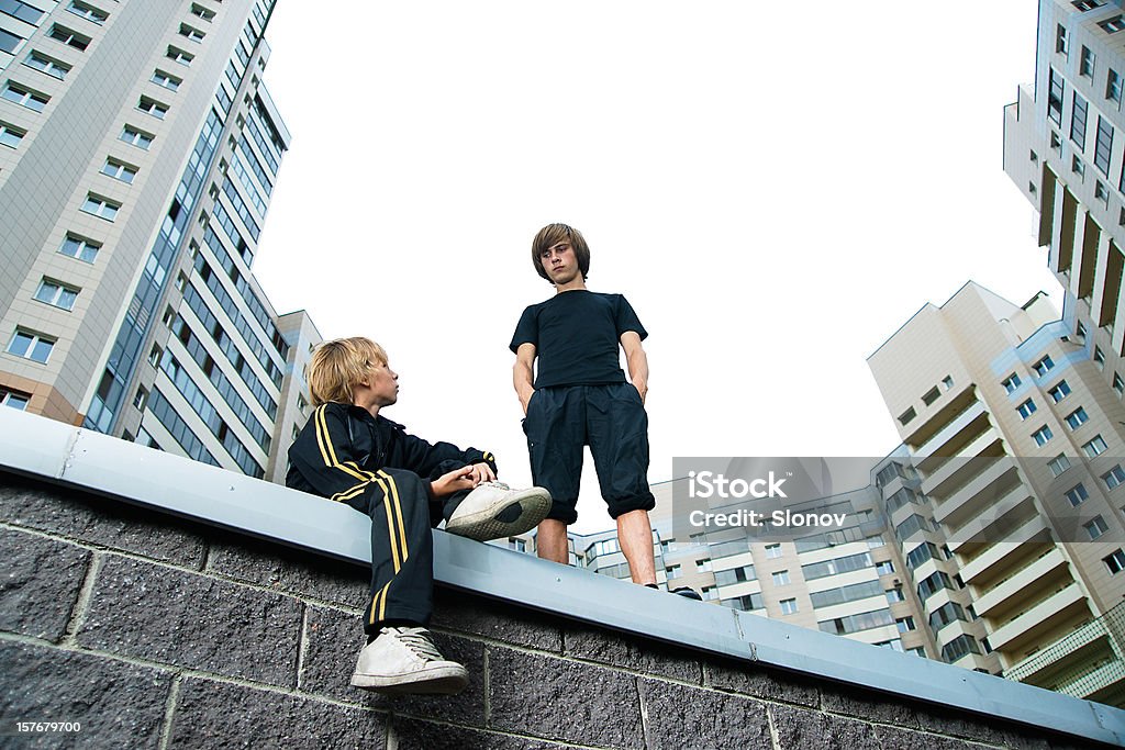 Grupo de adolescentes - Foto de stock de Niño libre de derechos