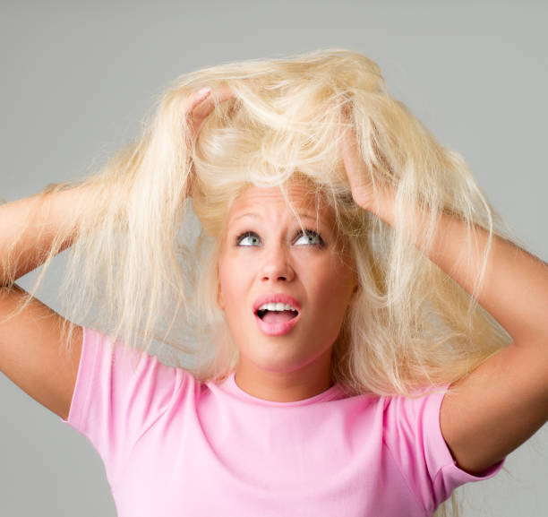 istock Unhappy with hair 157680204
