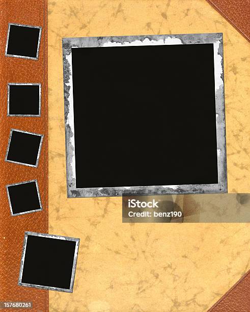 Photo Frame On Book Stock Photo - Download Image Now - Book, Abstract, Ancient