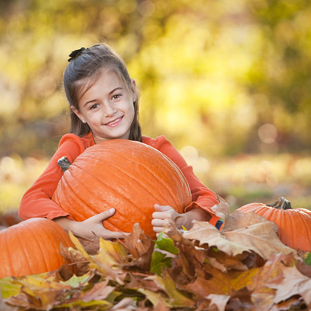 istock Pretty Little Pumpkin Girl 157680498