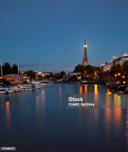 Vollmond In Bristol Stockfoto und mehr Bilder von Anker werfen - Anker werfen, Nacht, Auf dem Wasser treiben