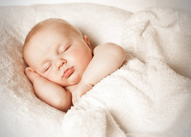 Sleeping Baby Stock Photo - Download Image Now - Baby - Human Age, Sleeping, Babies Only - iStock
