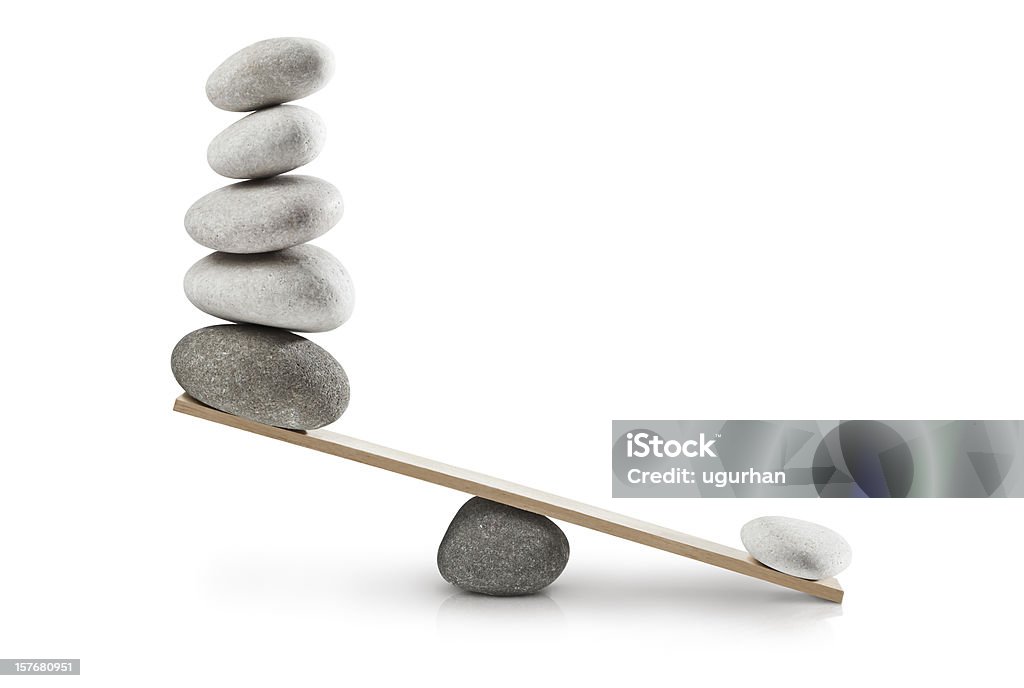 Imbalance Weight Scale Imbalance Concept. Imbalance Stock Photo