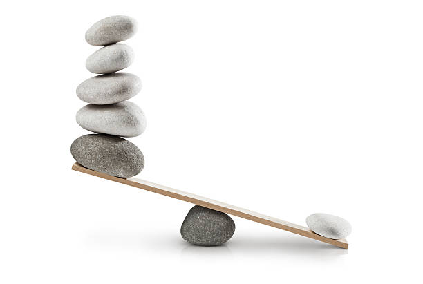 Imbalance Weight Scale Imbalance Concept. imbalance photos stock pictures, royalty-free photos & images