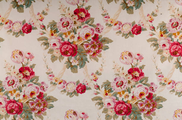istock Dover Close Up Antique Floral Fabric 157681138