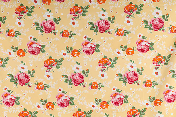 istock Farmers Floral Medium Antique Fabric 157681141