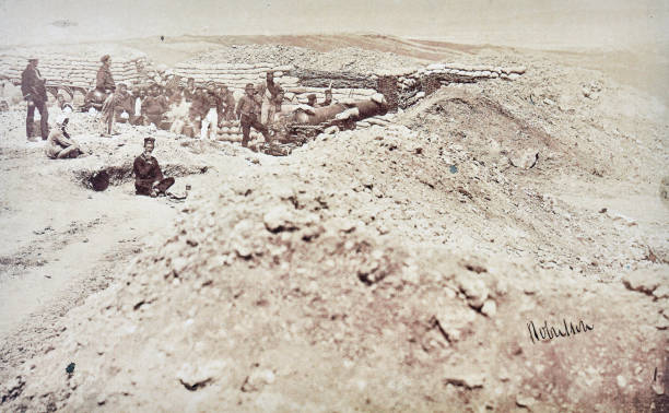 istock Crimea, English artillery fortress, 1855 1576813187