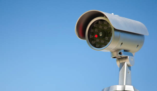 istock Unblinking Eye; Twenty Four Hour Home Security Surveillance Camera 157681565