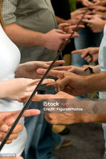 Fingers Under Pole Stock Photo - Download Image Now - Adult, Challenge, Close-up