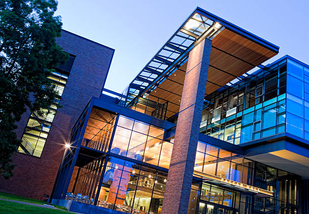 university of washington paccar 홀에서의 - building exterior usa washington state seattle 뉴스 사진 이미지