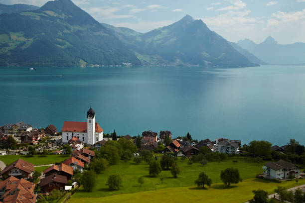 istock small town at lake lucern 157681927